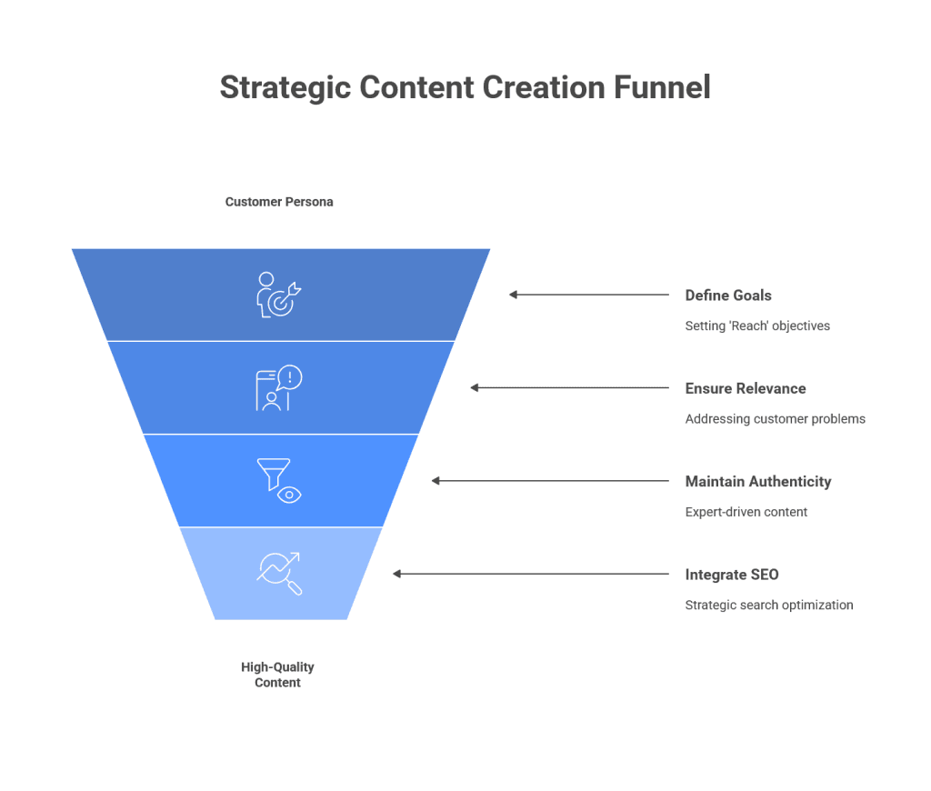 From Blank Page to B2B Blog Post_ A Strategic Content Workflow for the 'Reach' Stage - visual selection